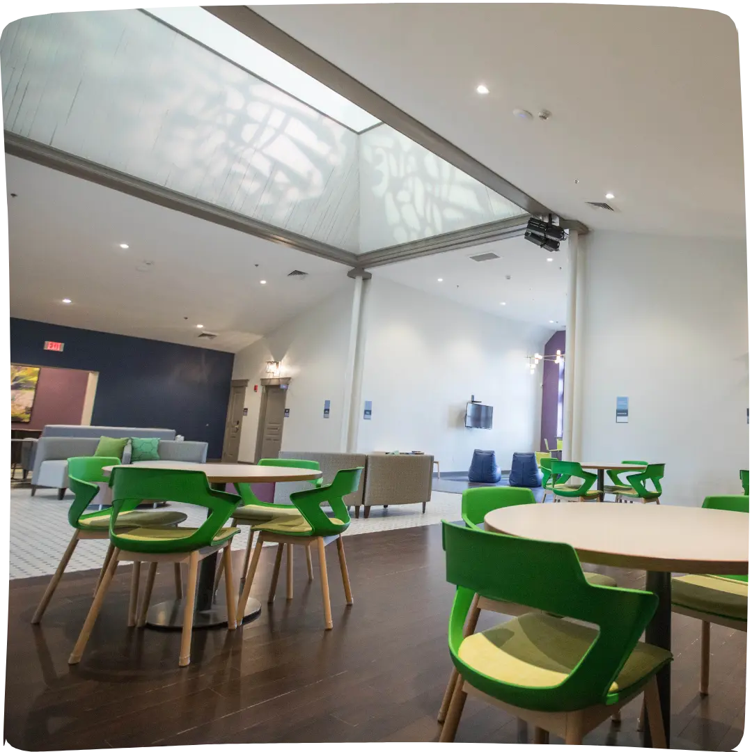 Fourth floor common area