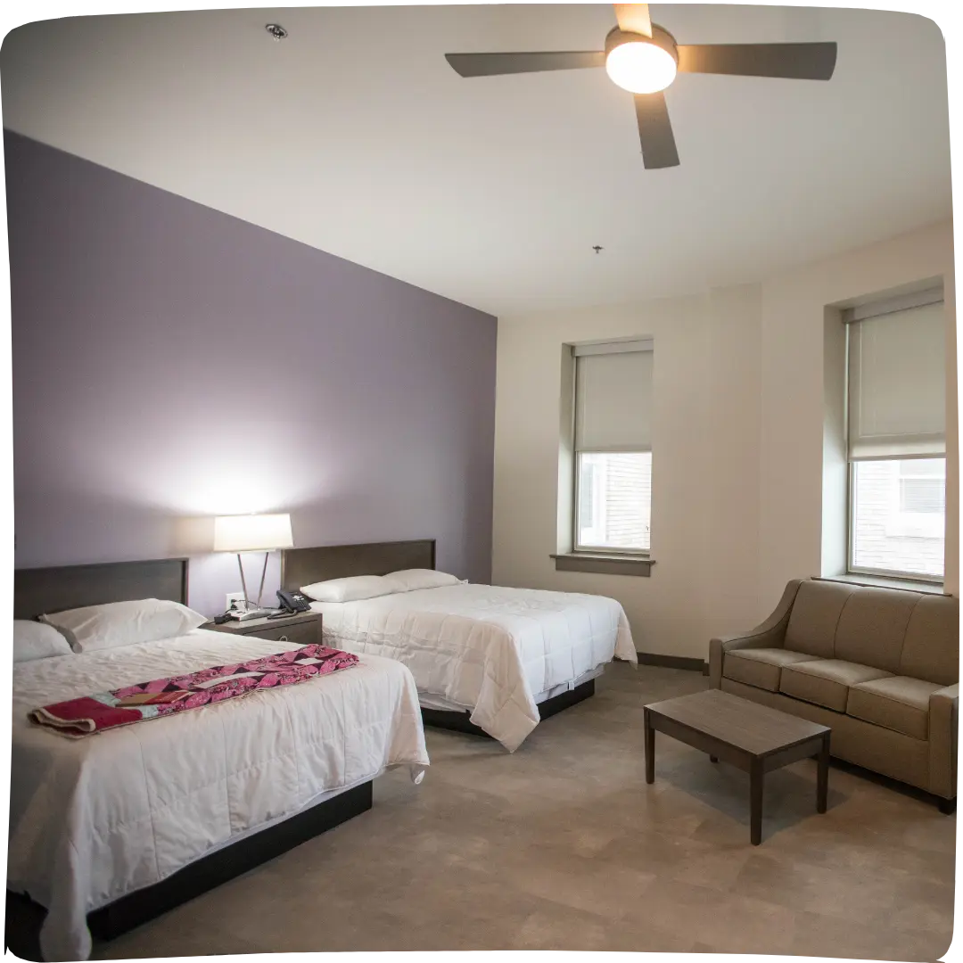 Private guest room