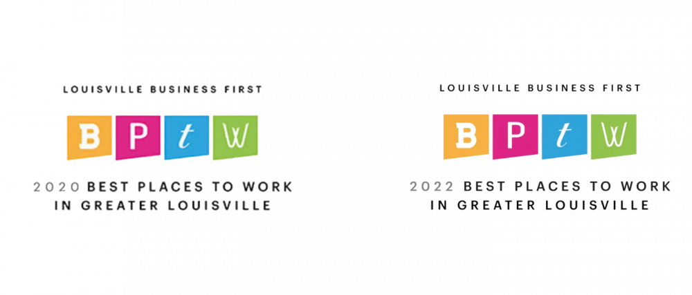 Best places to work logo for 2020 and 2022